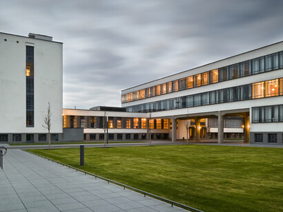 Nestled within Dessau, Germany, there lies a Bauhaus architectural marvel photo by Tomasz Staniec