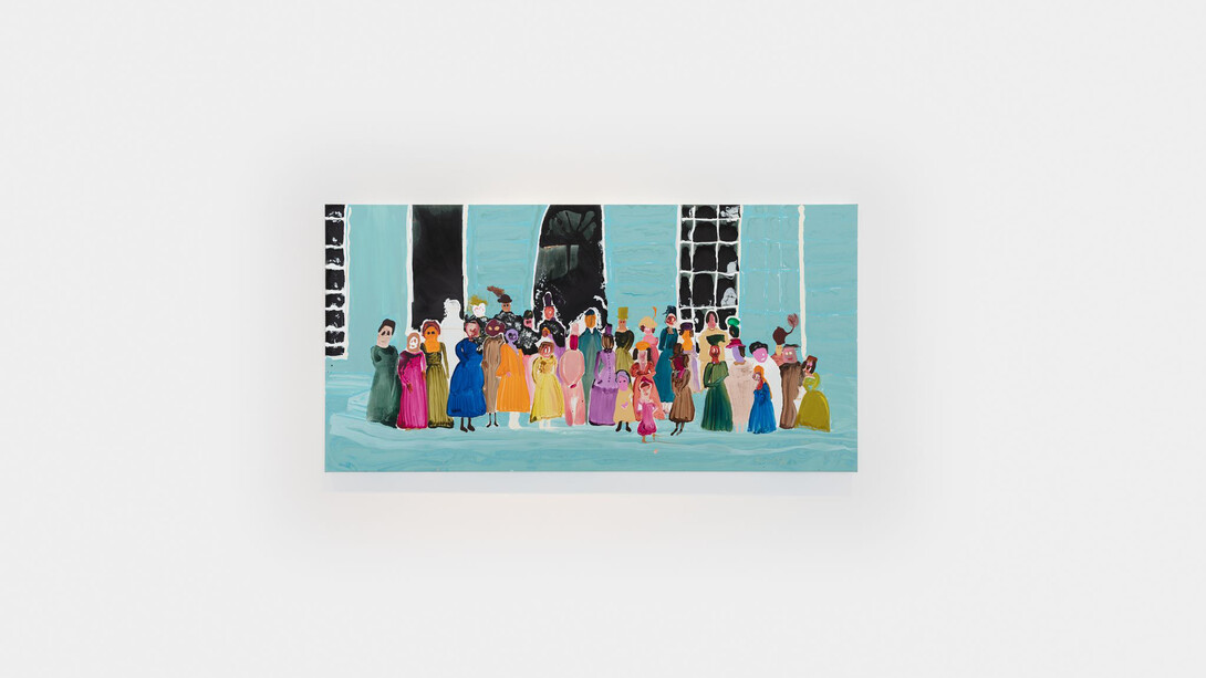 Genieve Figgis. Imaginary Friends, exhibition view. Courtesy of Almine Rech