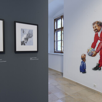 Gerhard Haderer, exhibition view. Courtesy of Schlossmuseum Linz