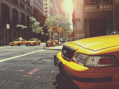 Los famosos taxis de Nueva York
