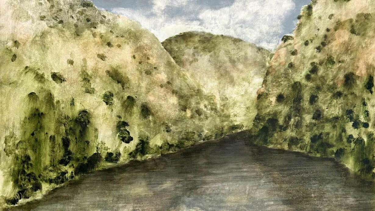 Tim Summerton, Valley’s end (detail), 2025. Courtesy of Olsen Gallery