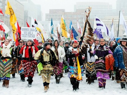Idle No More protests in Ottawa