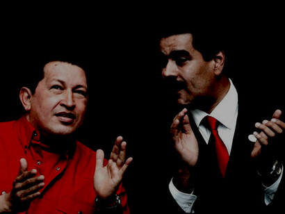 Chávez con Maduro
