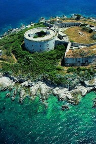 Aerial view of Mamula, source NTO