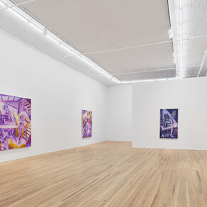 Denzil Forrester, Two islands, one world, exhibition view. Courtesy of Andrew Kreps Gallery