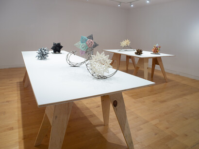 Frank Stella, installation view, Courtesy of the artist and Marianne Boesky Gallery, New York and Aspen © 2020 Frank Stella/Artists Rights Society (ARS), New York, ph. Jason Mandella
