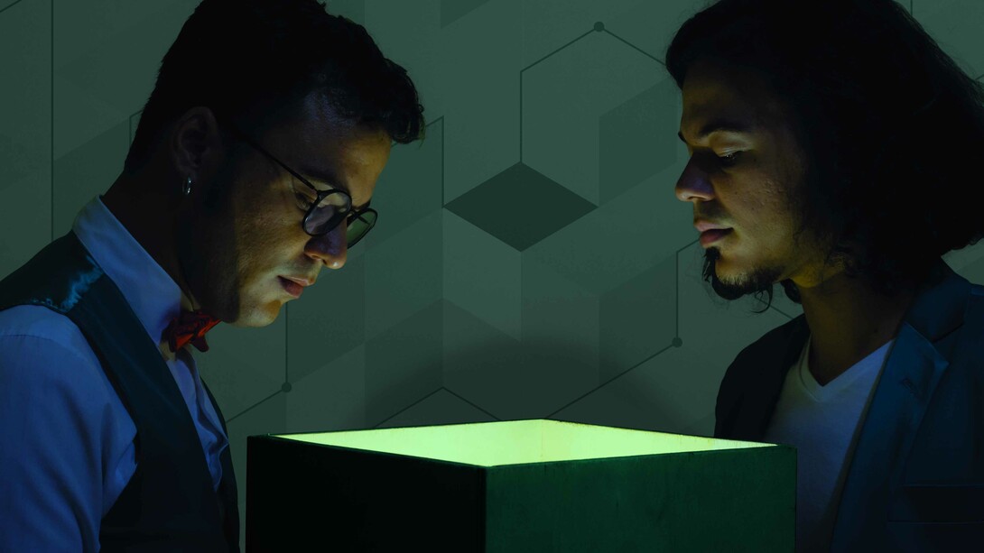 Os irmãos gêmeos Vitor e Diogo Luna
