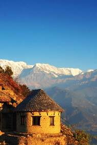 Pokhara al tramonto, Phewa, Nepal 