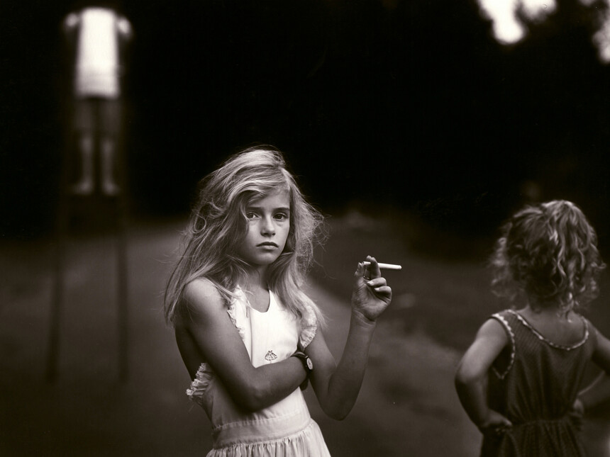 sally mann candy cigarette print for sale Sally Mann, Candy Cigarette, 1989, Gelatin silver enlargement print, 20 x  24 inches, Edwynn Houk Gallery, New York