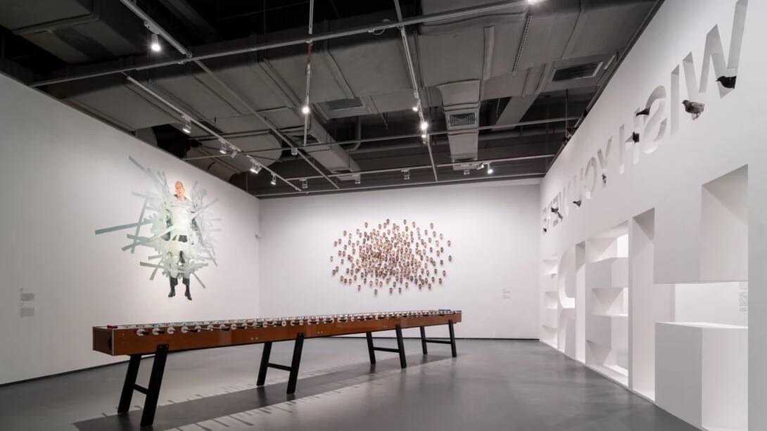 Maurizio Cattelan, Wish You Were Here, exhibition view, Sea World Culture and Arts Center in Shenzhen, China