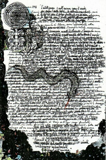 Pagine manoscritte di La canzone di Valentina