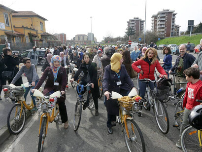 Manifestazione per le donne a Milano