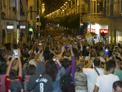 Manifestación multitudinaria en Murcia