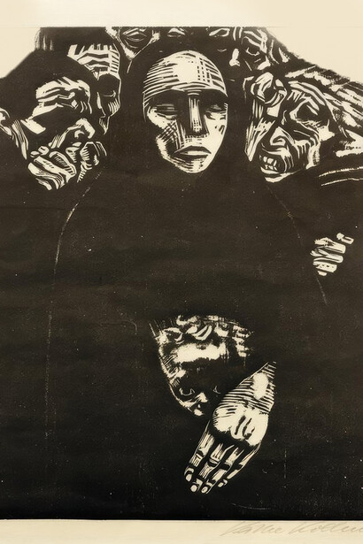 Käthe Kollwitz, El pueblo, 1916