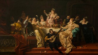 Władysław Bakałowicz, Banchetto Rinascimentale, 1883