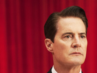Kyle MacLachlan in una scena di Twin Peaks