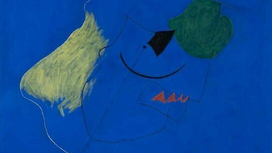 Joan Miró, Painting (The Circus Horse), 1927, oil on canvas, 38 1/8 x 51 1/8 in. Private Collection © 2013 Successió Miró / Artists Rights Society (ARS), New York / ADAGP, Paris