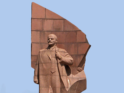 Lenindenkmal in Ost-Berlin (1970)