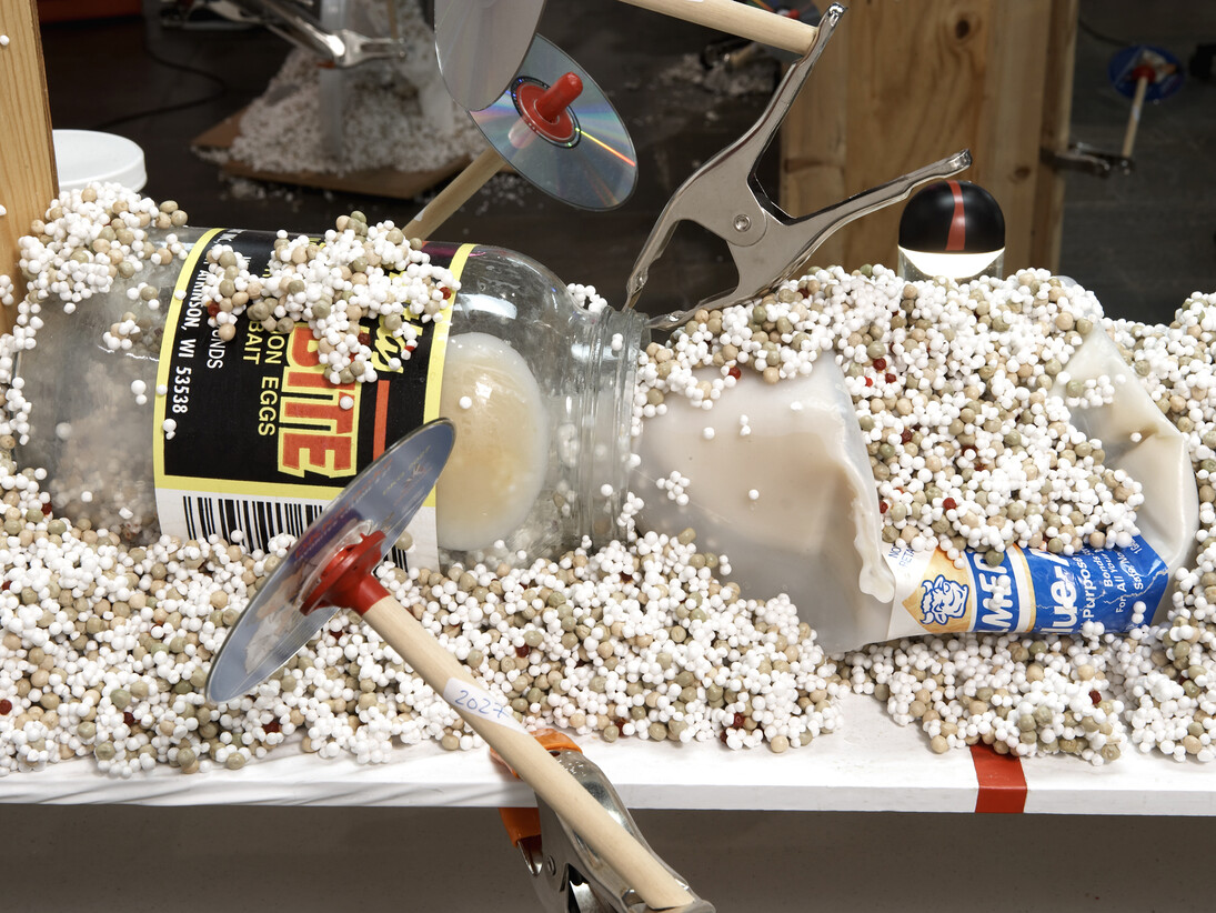 Installation view of The Grand Machine/THEAREOLA (2002) at the 2008 Whitney Biennial, New York (detail)