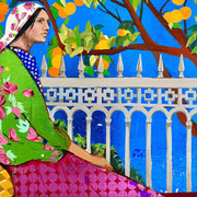 Marwa Najjar, The fence (detail), 2025. Courtesy of Artbooth Gallery
