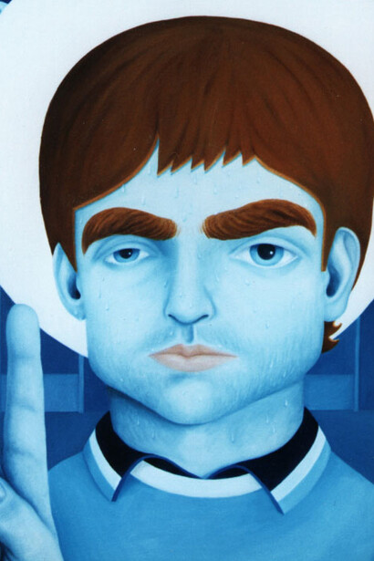 Noel, patron saint of oracy, oil on canvas, Mark Weighton, 1996