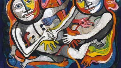 El Encuentro by Raquel Forner, 1978, oil on canvas