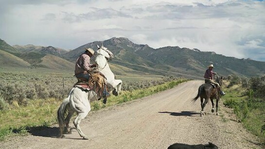 Lucas Foglia, Casey and Rowdy Horse Training, 71 Ranch, Deeth, Nevada 2012, © Lucas Foglia