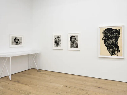Dan Asher, In the I of the beholder, exhibition view. Courtesy of Martos Gallery