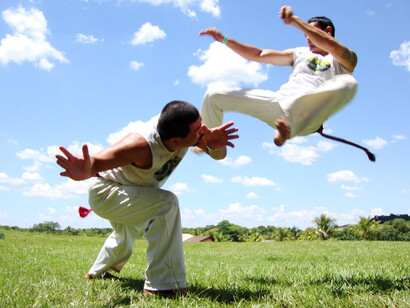 Capoeira en el campo