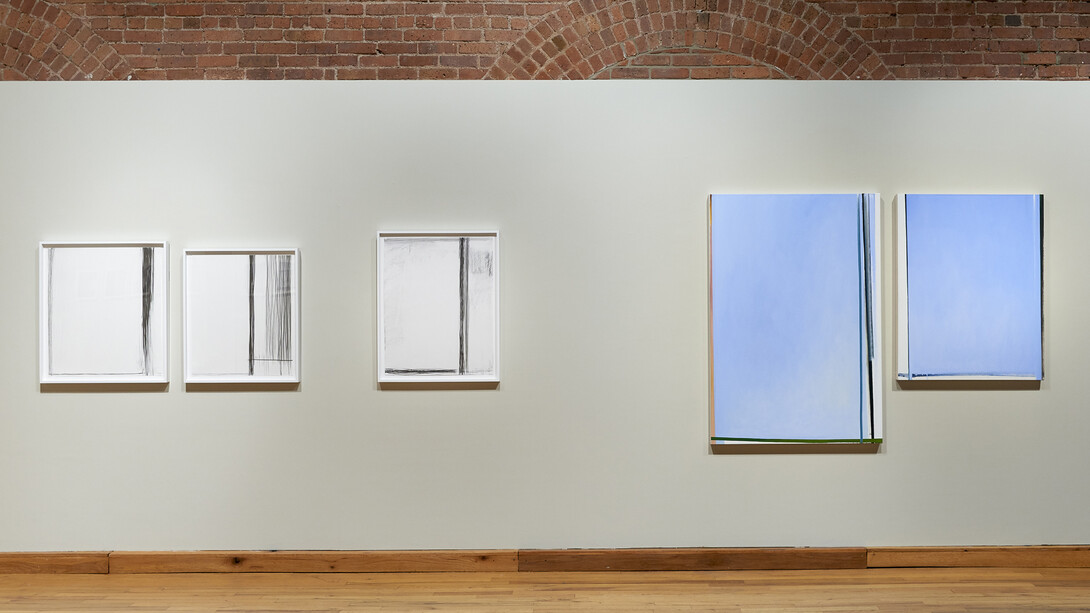 Installation view of “Juan Iribarren. Walls, Windows, and Nocturnes” at Cecilia de Torres, Ltd., New York, 2018. Photo by Arturo Sanchez. Courtesy of Cecilia de Torres, Ltd.