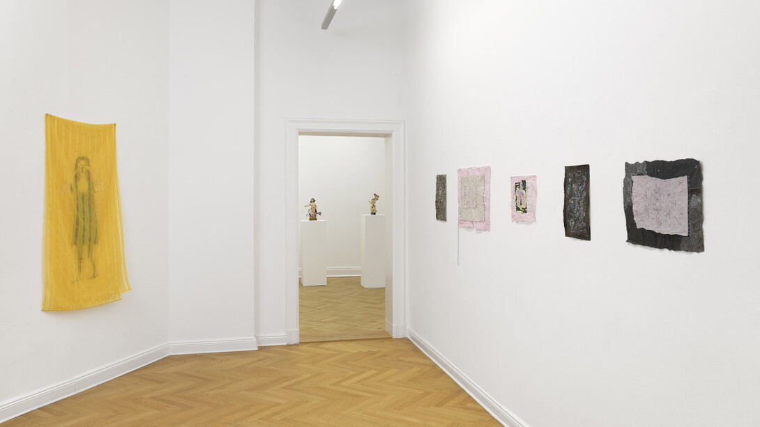 Various artists, Self studies, exhibition view. Courtesy of Galerie Friese