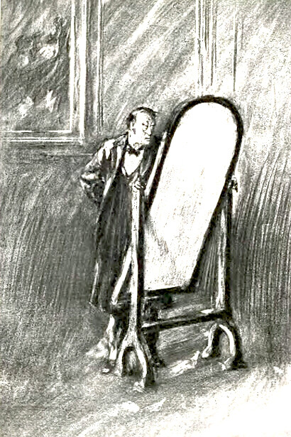 Charles Raymond Macauley, illustration for The Strange Case of Dr. Jekyll and Mr. Hyde, Scott-Thaw, New York, 1904