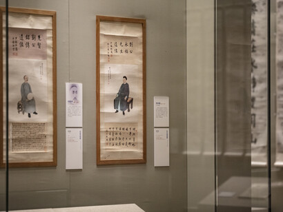 Waves of valor: calligraphies amd manuscripts from the years of the first Sino-Japanese War, exhibition view. Courtesy of the Tsinghua University Art Museum