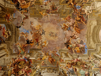 La quadratura di Andrea Pozzo nella Chiesa di S. Ignazio