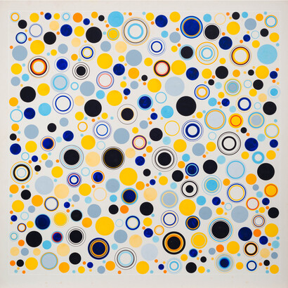 Antonio Asis, Geometría Libre, 1967. Gouache on paper (Cat. No. 2325), 29 7/8 in. x 30 5/16 in. Courtesy of the artist and Sicardi Gallery. Photography by Logan Sebastian Beck