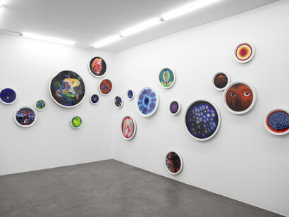 Gabriel Baggio, Todo era fantástico, vista de exhibición. Cortesía de Galería Hache