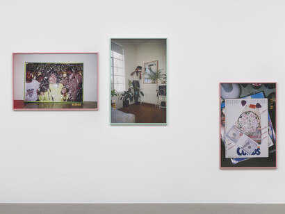 Martine Syms, Loser Back Home, installation view, Sprüth Magers, Los Angeles, June 2–August
26, 2023. Photo by Robert Wedemeyer. Courtesy of the artist and Sprüth Magers, Los Angeles