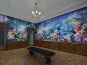 Flora Yukhnovich's four seasons, exhibition view. Courtesy of the Frick Collection