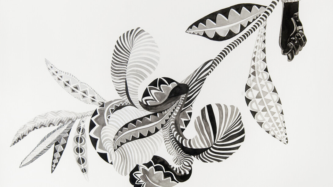 Firelei Báez
Strange Fruit, 2015
Gouache on paper
40 ¾ x 55 inches (103.5 x 139.7 cm)