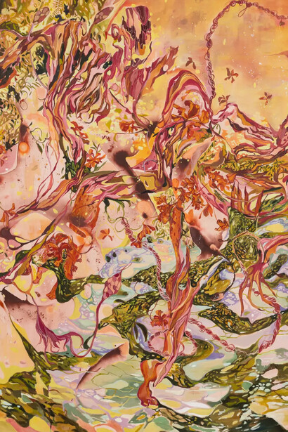 Laurena Finéus, They were Legba, path openers (detail), 2026. Courtesy of Fridman Gallery