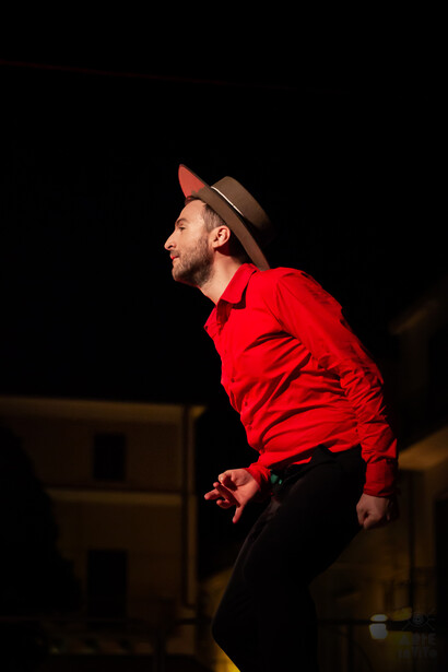 Marco Flores en el espectáculo de flamenco 'Baile a dos' en el Festival Internacional ‘San Lucido Experience 2023’ en San Lucido, Italia
