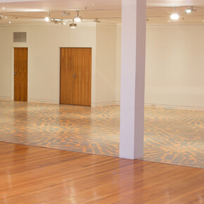 Folly (stone carpet), exhibition view. Courtesy of Dunedin Public Art Gallery