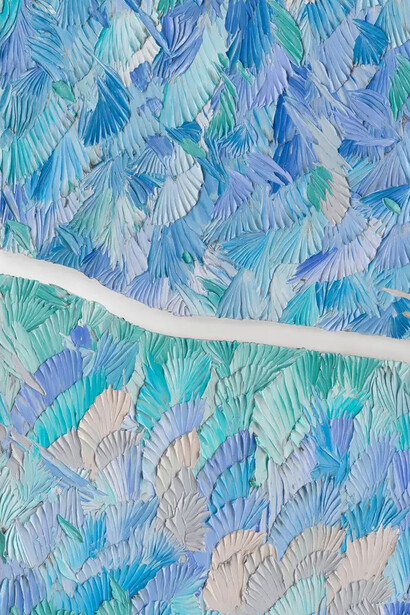 Dashiell Manley, some distances, cuttings. (Monrovia to Ontario) (detail), 2025-26. Courtesy of Marianne Boesky Gallery 