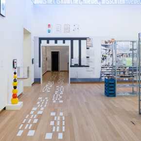 Karel Martens, Unbound, exhibition view. Courtesy of Stedelijk Museum 