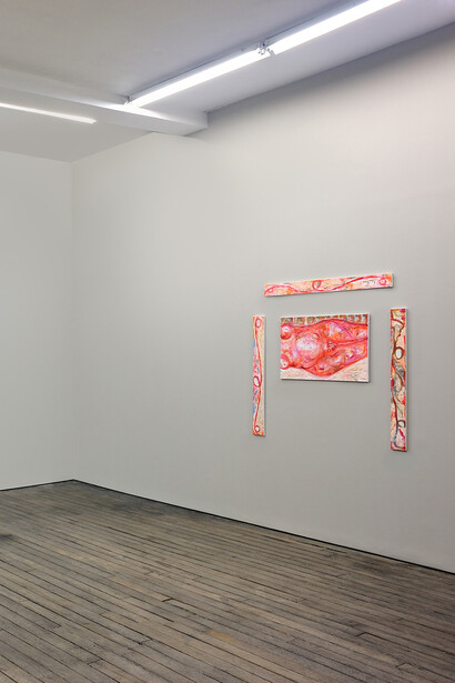 Jutta Koether, A Moveable Feast – Part XV, Installation view, 17 November – 20 December 2014, Campoli Presti, Paris, Courtesy of Campoli Presti, London / Paris