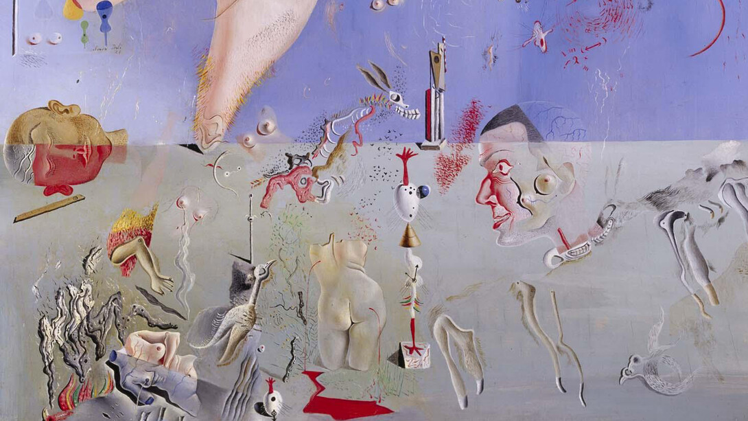 Salvador Dalí; Los esfuerzos estériles: Cenicitas, c. 1928 (detalle inferior)