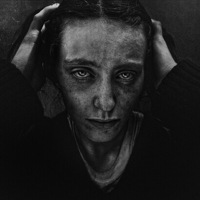 Os sem-teto. Foto: Lee Jeffries
