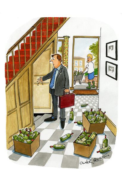 Oliver Preston, "I've thrown out everything up to 2006. They were way past their sell-by-date." © Oliver Preston