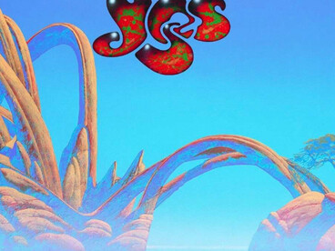 Original 12×12 promotional album flat/poster for Yes – Keys to Ascension, released in 1996 with artwork by Roger Dean