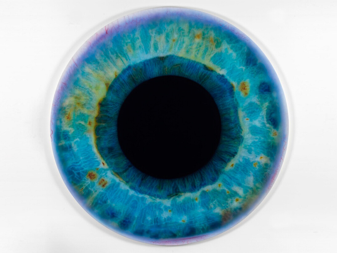 Marc Quinn, Iris (We Share Our Chemistry With the Stars) A200L DIL, 2009, Oil on canvas, 78 3/4 x 78 3/4 in, 200 x 200 cm